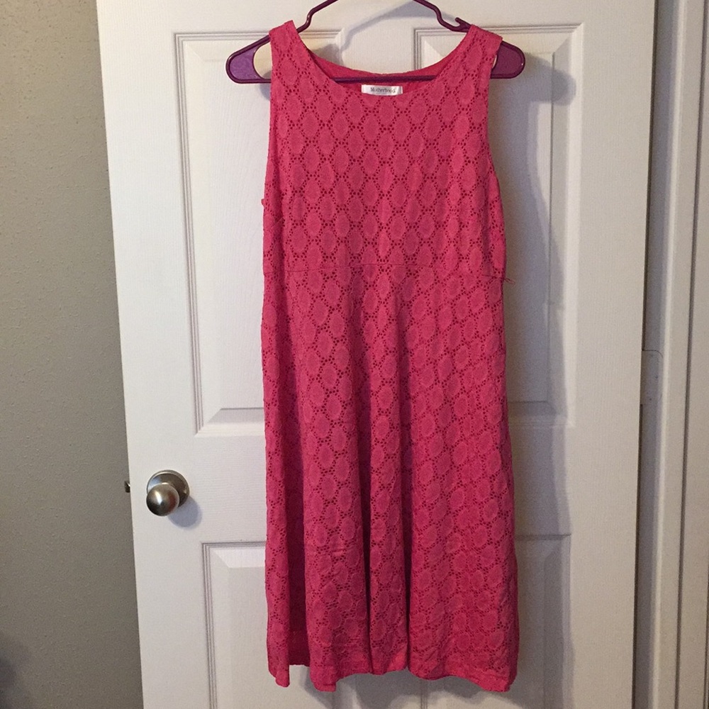 Motherhood Maternity eyelet lace dress